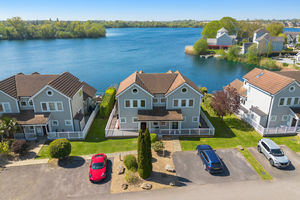 Front of lodge - drone- click for photo gallery
